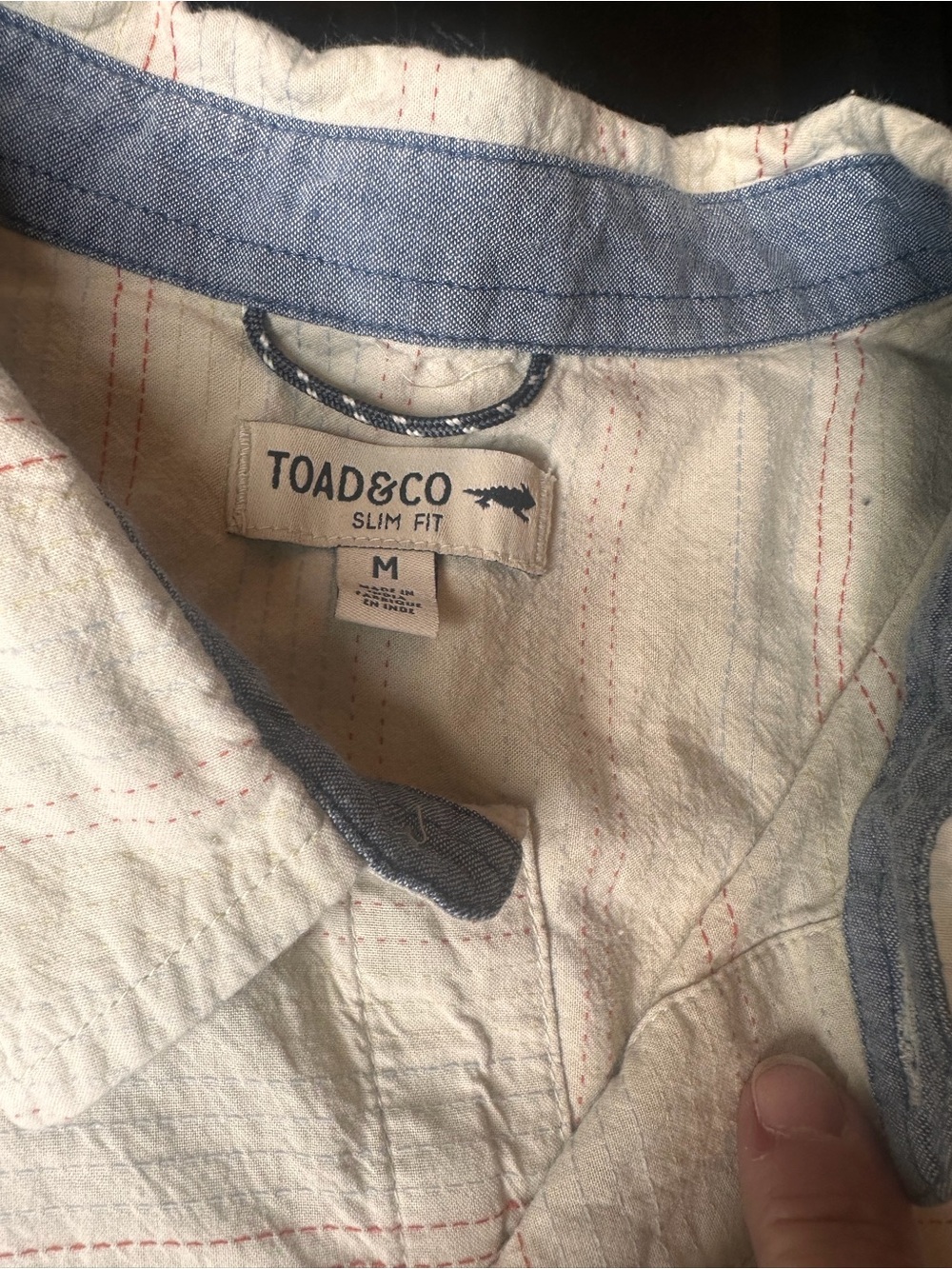 Toad&Co Cream Button-Up - Picture 4 of 4